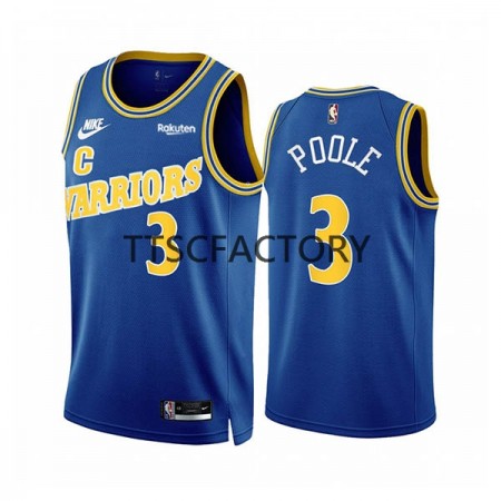 Maillot Basket Homme Golden State Warriors Jordan Poole 3 Jordan 2022-23 Classic Edition Royal Swingman